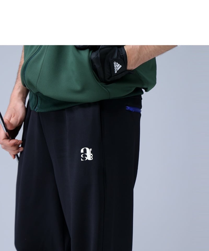 ANTIQUAGOLF×STCH】zip pocket pants-black | 【公式】