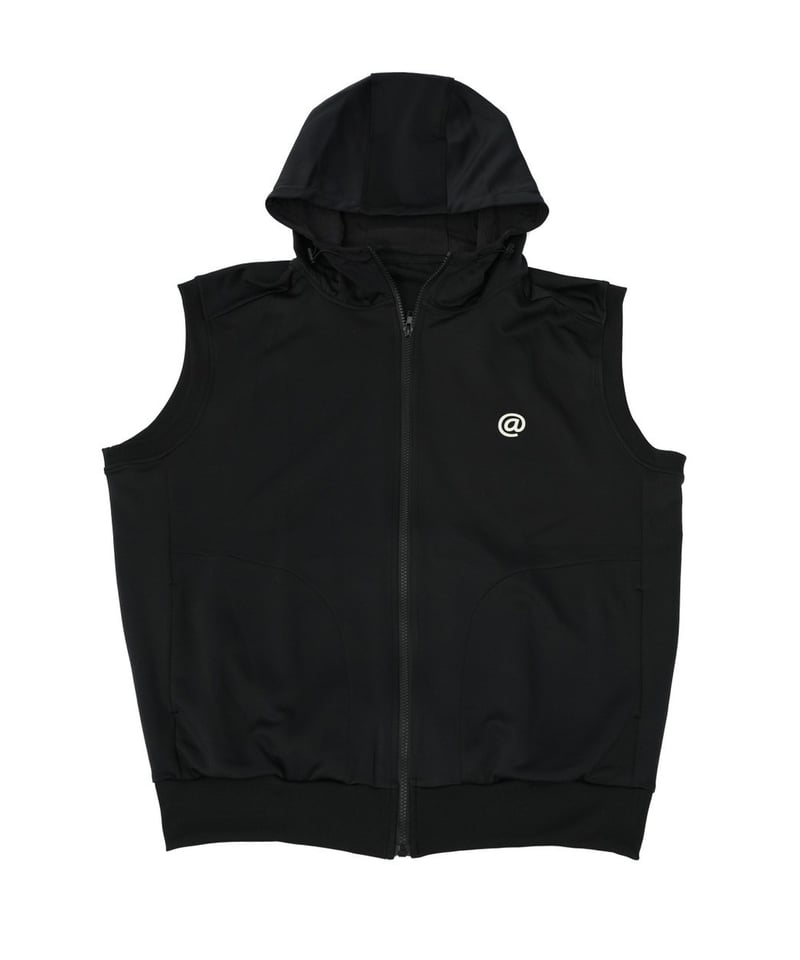 ANTIQUA GOLF HOODY LOGO VEST ゴルフウェア ベスト ANTIQUAGOLF×STCH】UNISEX（ユニセックス）hoody logo vest