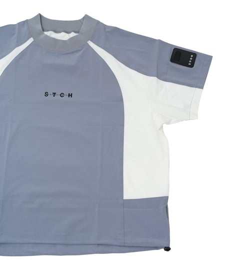 【ANTIQUAGOLF×STCH】UNISEX(ユニセックス)colored tech halfsleeve-gray