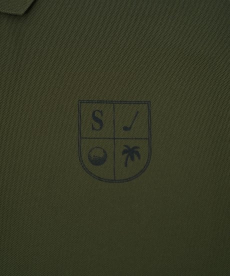 STCH ORIGINAL【STCH LOGO POLO-khaki】