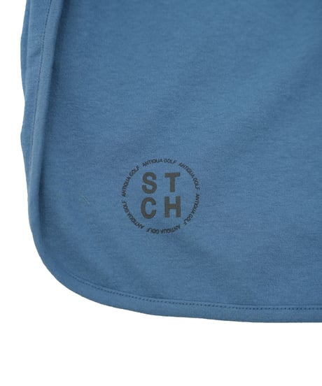 【 ANTIQUAGOLF×STCH 】coloorblock logo skirt-blue