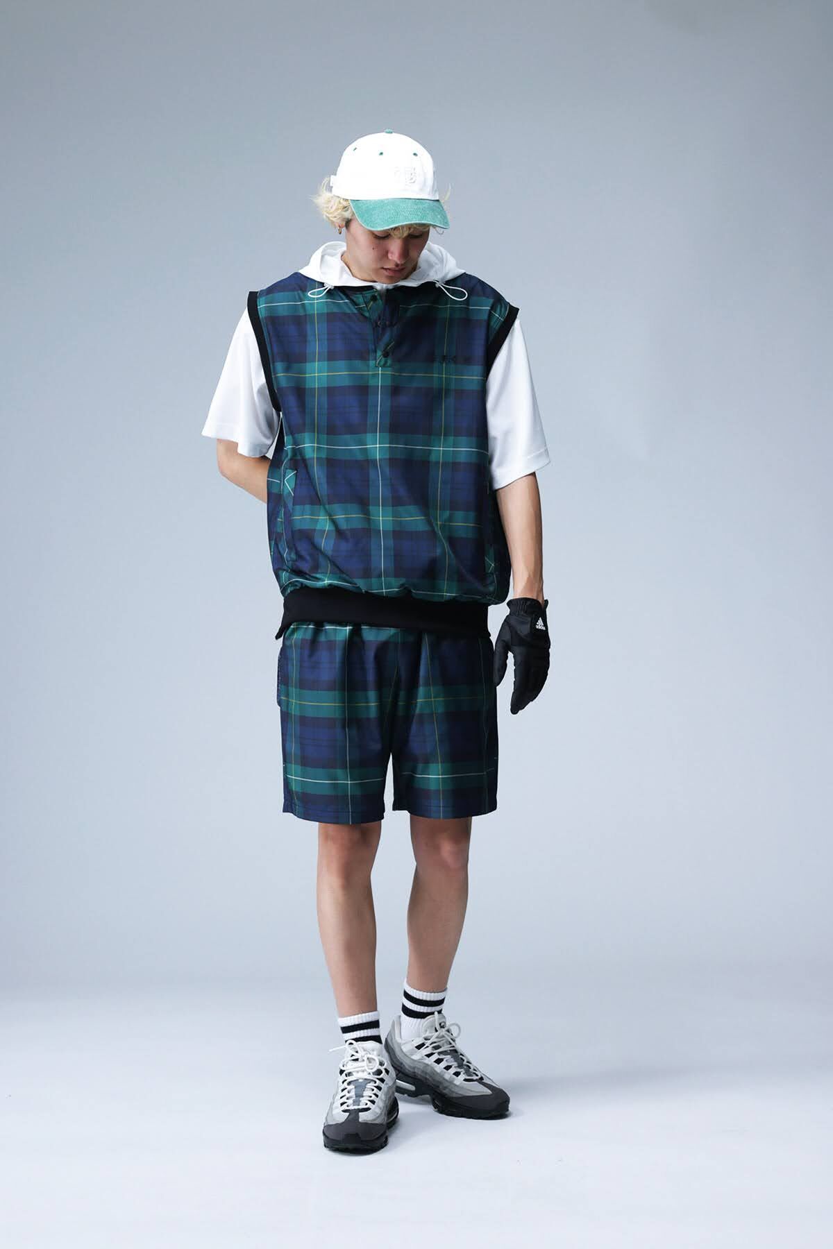 ANTIQUAGOLF×STCH】UNISEX(ユニセックス)check half pant ANTIQUAGOLF×STCH】UNISEX(ユニセックス)check half pant