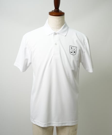 STCH ORIGINAL【STCH LOGO POLO-white】