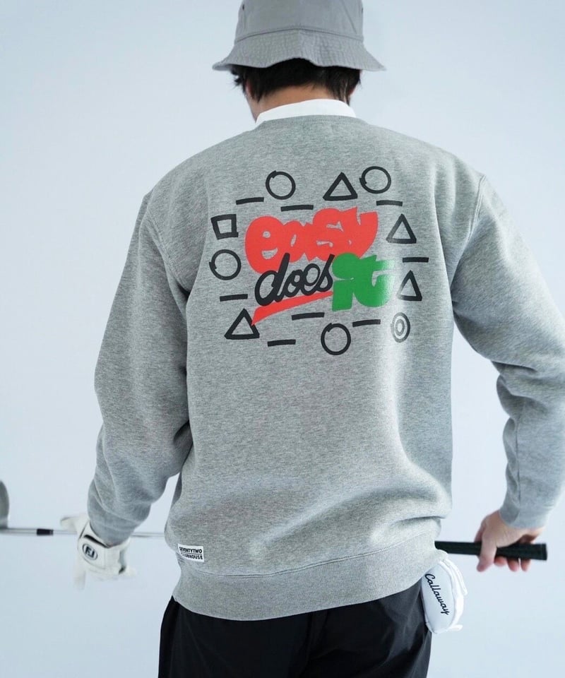 STCH スウェット　サイズL 未使用 STCH UNISEX（ユニセックス）【easy does it crew neck-gra