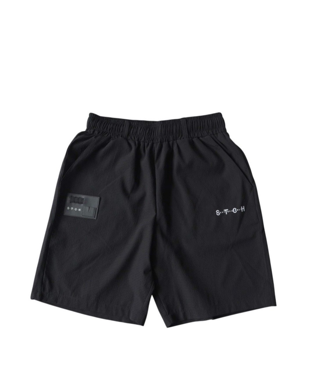 ANTIQUA GOLF×STCH】Seersucker HalfPants-black |