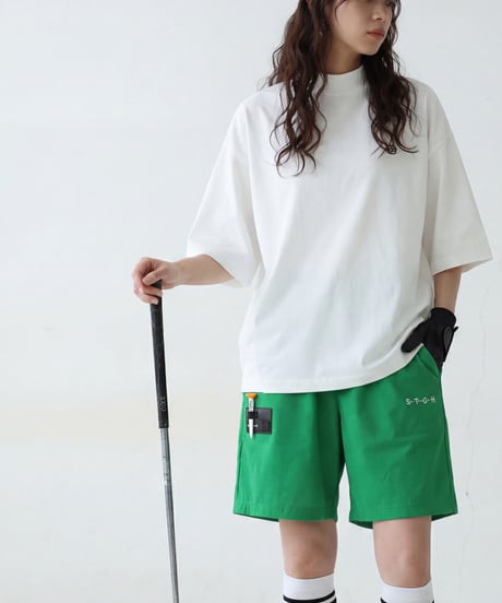 【ANTIQUA GOLF×STCH】Seersucker HalfPants-green