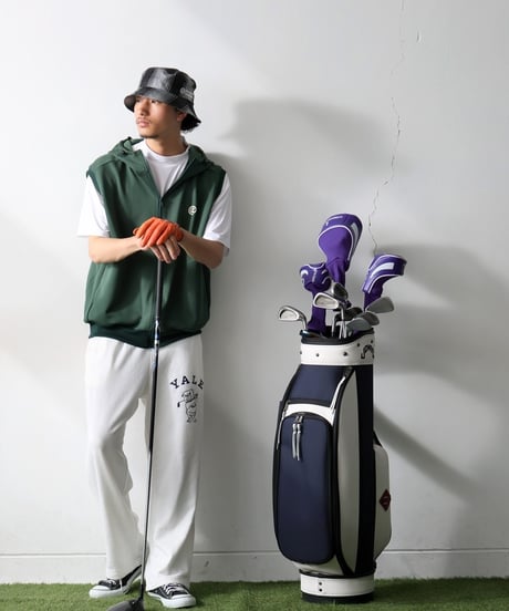 【ANTIQUAGOLF×STCH】UNISEX(ユニセックス) check bucket hat-black