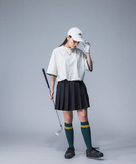 【ANTIQUAGOLF×STCH】LADIES（レディース）pleated skirt