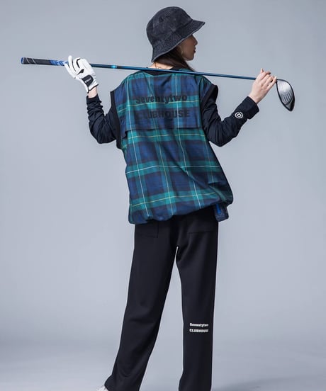 【ANTIQUAGOLF×STCH】UNISEX（ユニセックス）接触冷感×UVカット longsleeve under shirt-black