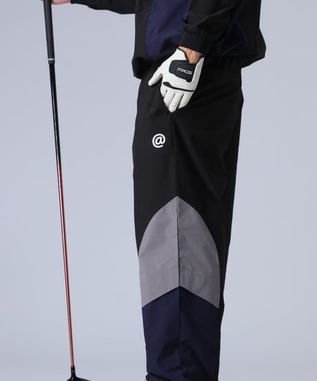 【ANTIQUAGOLF×STCH】Color block pants-black