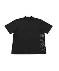 【ANTIQUAGOLF×STCH】UNISEX(ユニセックス)side logo mockneck tops-black