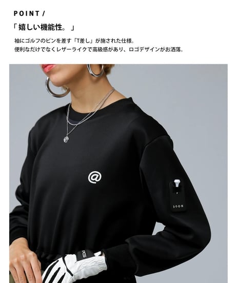 【ANTIQUAGOLF×STCH】LADIES drost onepiece-black