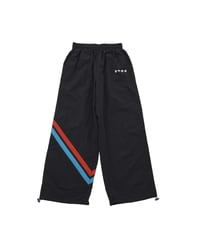 【ANTIQUAGOLF×STCH】UNISEX（ユニセックス） Asymmetric Line Pants-black