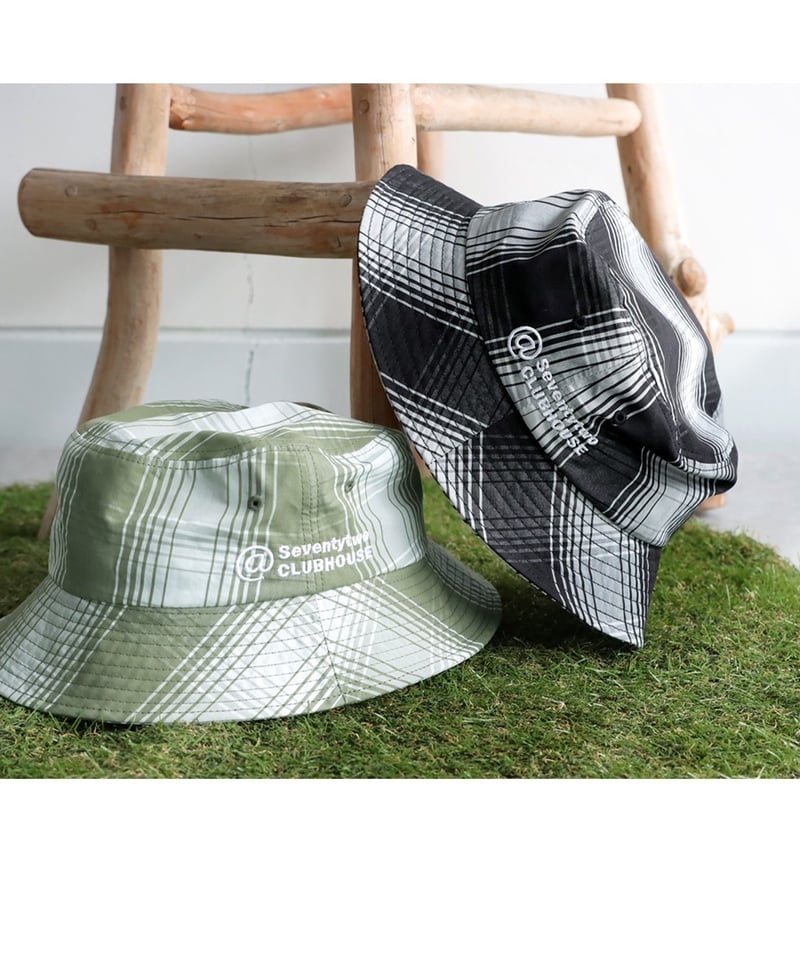 ANTIQUAGOLF×STCH】UNISEX(ユニセックス) check bucket h