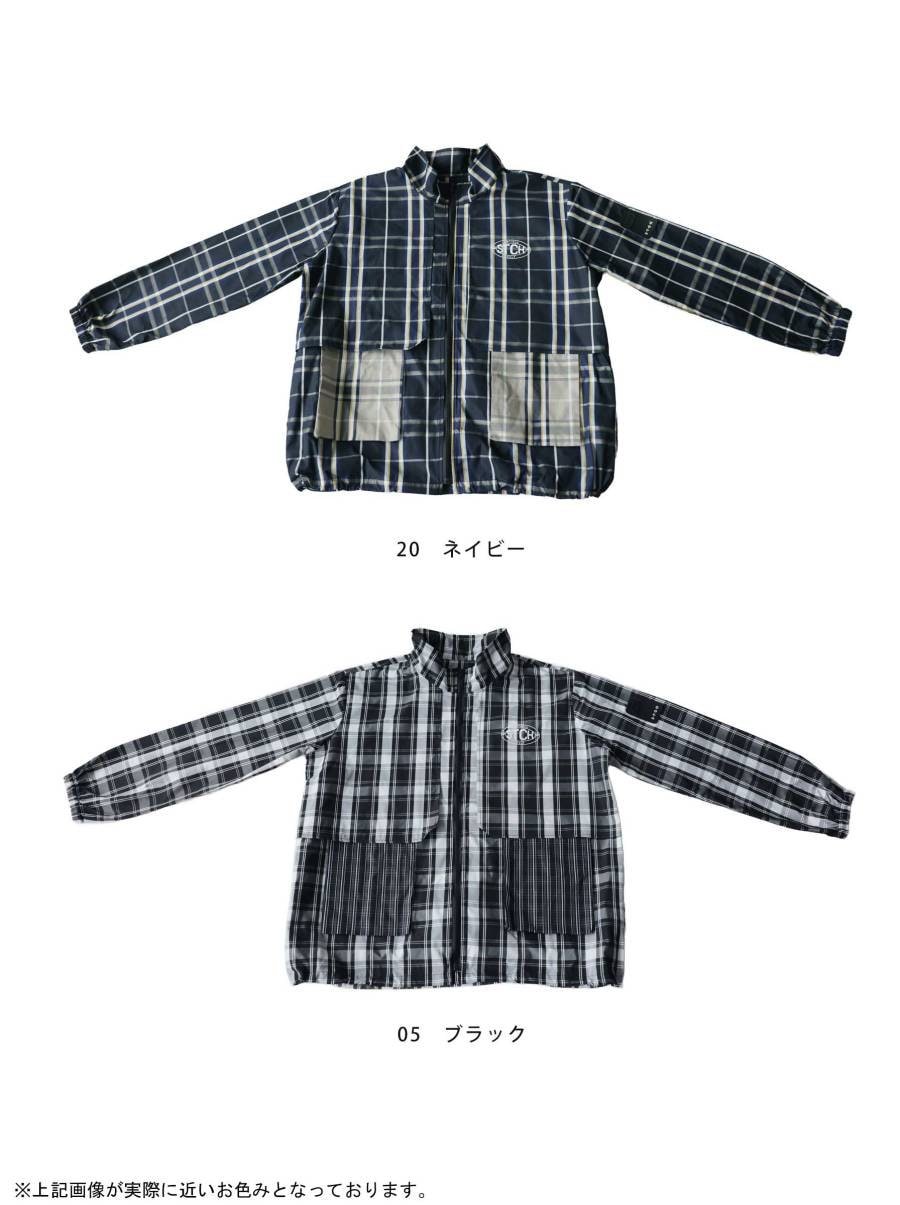 ANTIQUAGOLF×STCH】 Check Logo Tops-black | 【公式】
