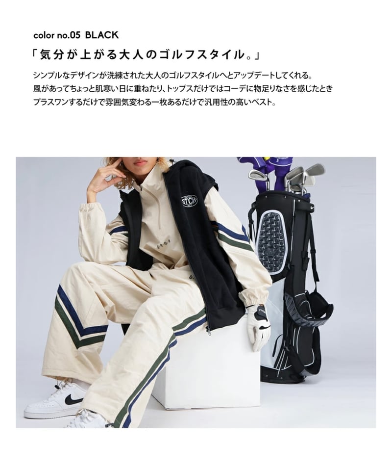 ANTIQUAGOLF×STCH】UNISEX（ユニセックス） Fleece Hooded