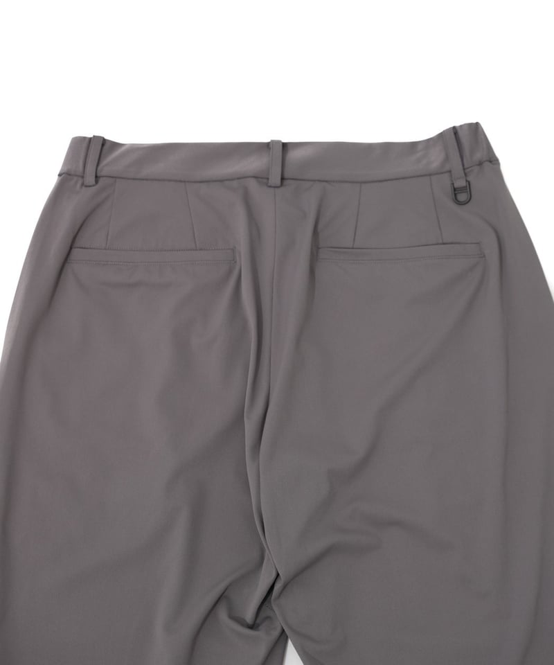 STCH ORIGINAL【side gather stretch pants-gray】 |