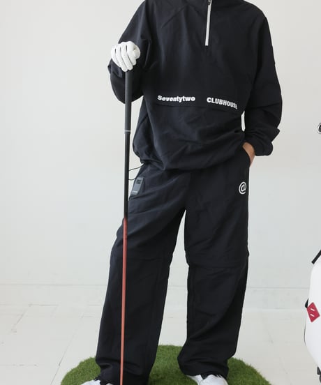 【 ANTIQUAGOLF×STCH 】regen switch 2waypants-black