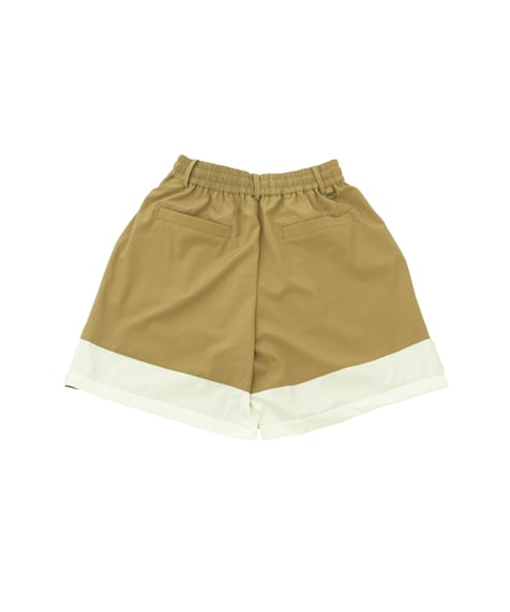 【ANTIQUAGOLF×STCH】UNISEX(ユニセックス)logo halfpants-beige