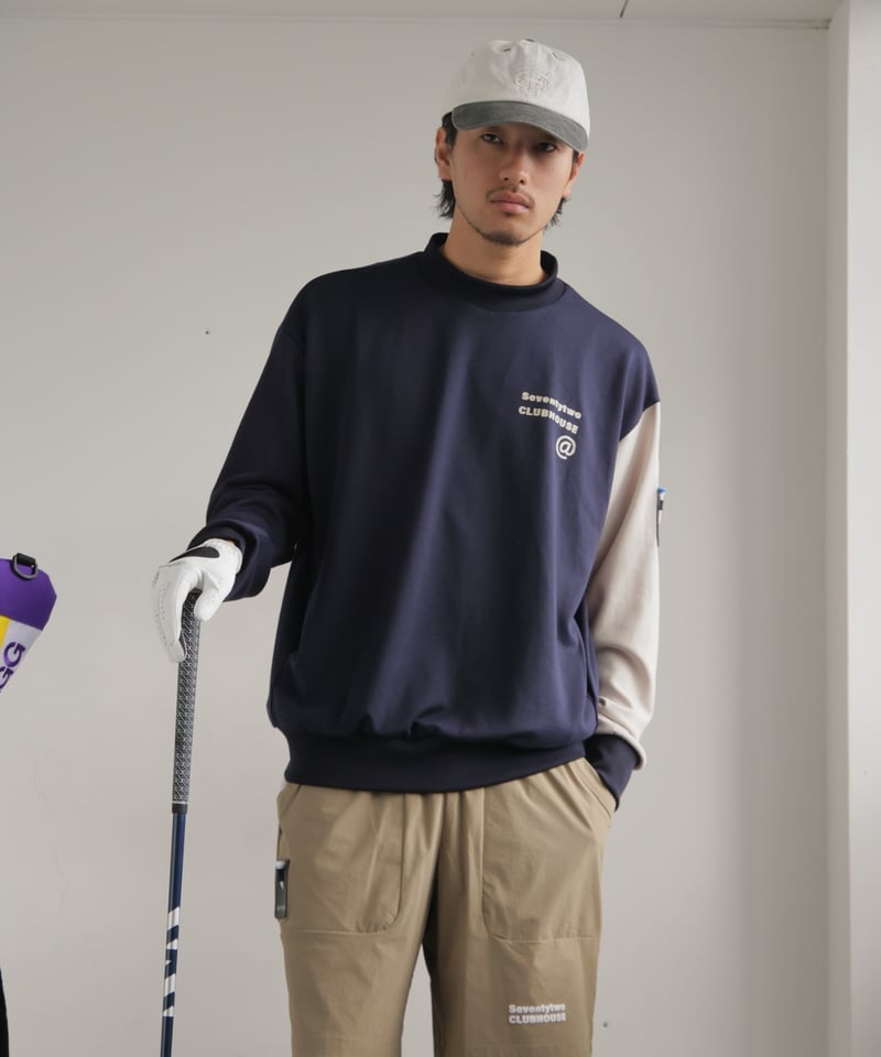 ANTIQUAGOLF×STCH 】punch tops-navy | 【公式】STCH