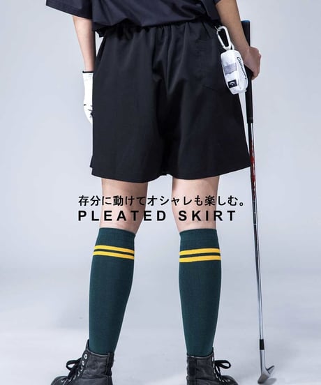【ANTIQUAGOLF×STCH】LADIES（レディース）pleated skirt
