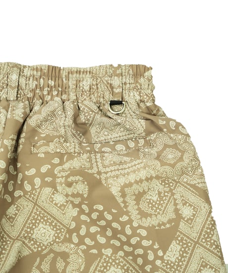 【 ANTIQUAGOLF×STCH 】paisley half pants-beige