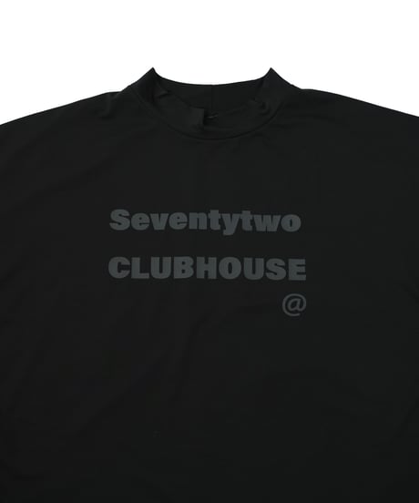 【ANTIQUAGOLF×STCH】UNISEX(ユニセックス)check pattern switching tops-black