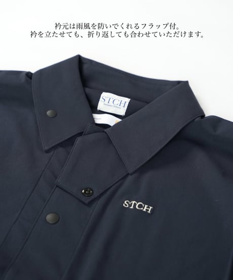 melple×STCH 【Coach jacket-navy（トムキャット コーチジャケット）】
