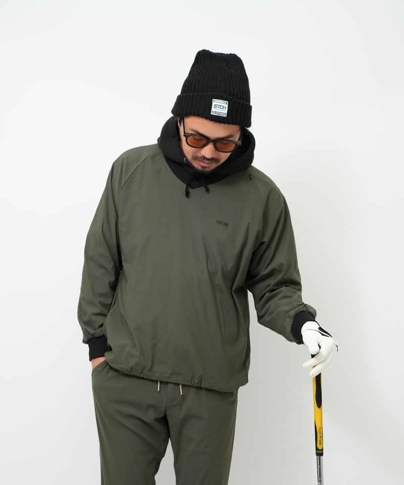 melple×STCH 【Tomcat V-neck pullover olive（トムキャッ