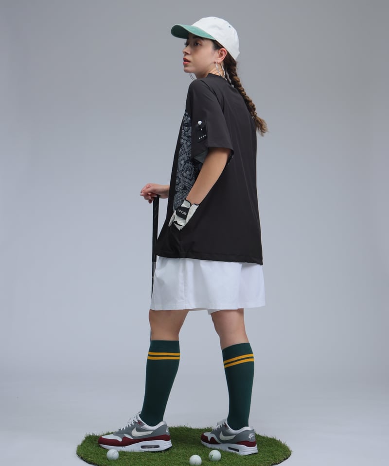 ANTIQUAGOLF×STCH チェック柄 ユニセックスパンツ LXL ANTIQUA GOLF×STCH チェックパンツ メンズ 送料無料・再再販