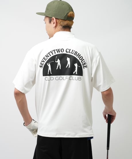 STCH ORIGINAL【OLD GOLF CLUB MOCK NECK-White】