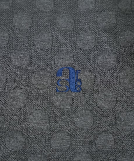 【ANTIQUAGOLF×STCH】dot layered tops-gray