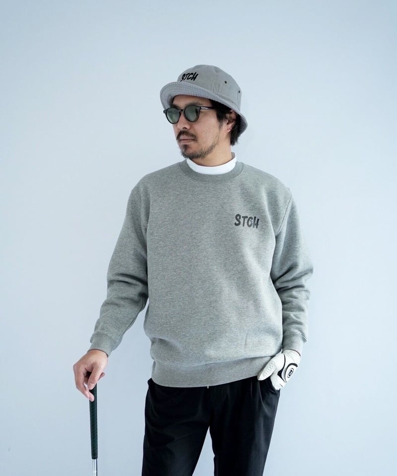 STCH UNISEX（ユニセックス）【easy does it crew neck-gra