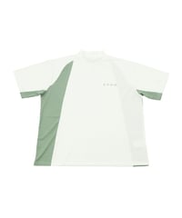 【 ANTIQUAGOLF×STCH 】Asymmetry Logo Tops-white