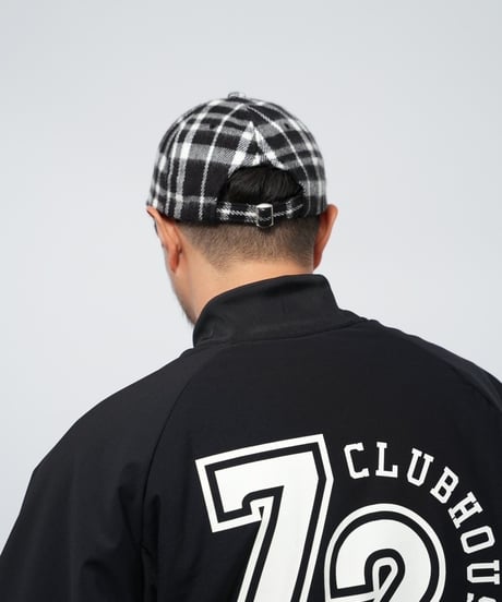 STCH【check embroidery logo cap-black】