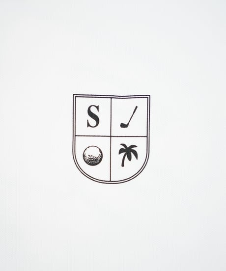 STCH ORIGINAL【STCH LOGO POLO-white】