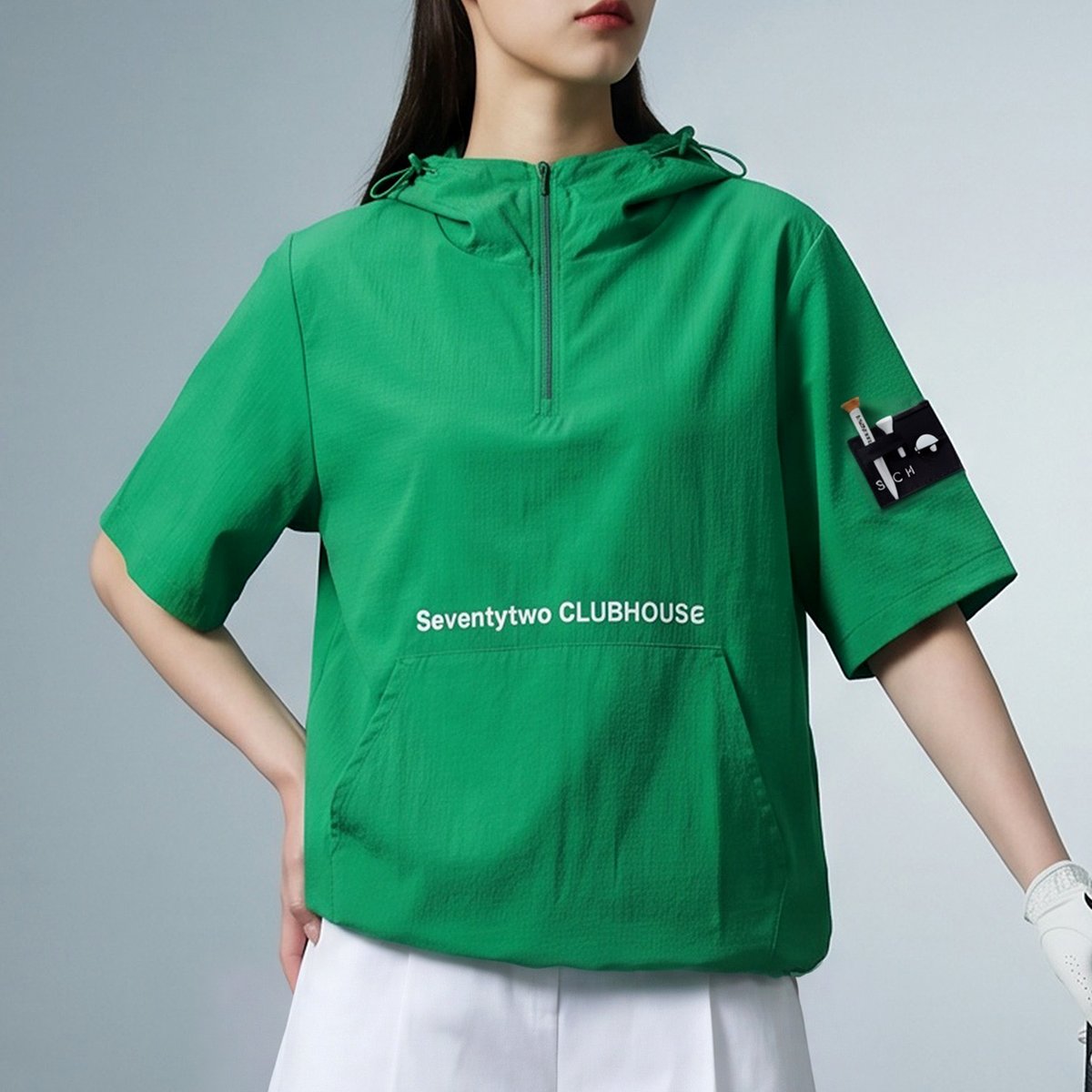 ANTIQUA GOLF×STCH】 SeersuckerTops-green | 【公式】