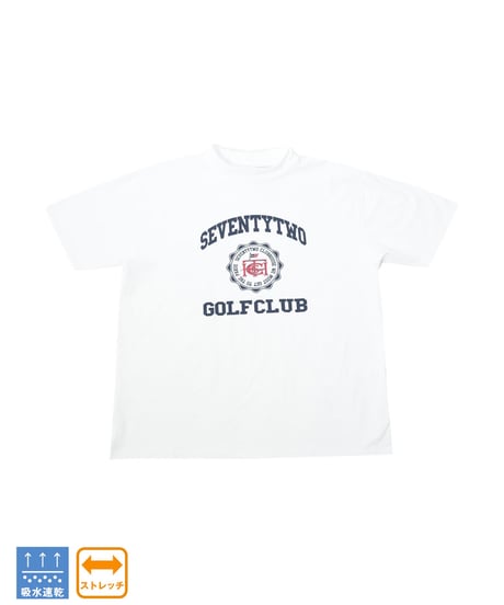 Seventy two CLUBHOUSE ポロシャツ ホワイト Seventy two CLUBHOUSE ポロシャツ ホワイト Seventy two