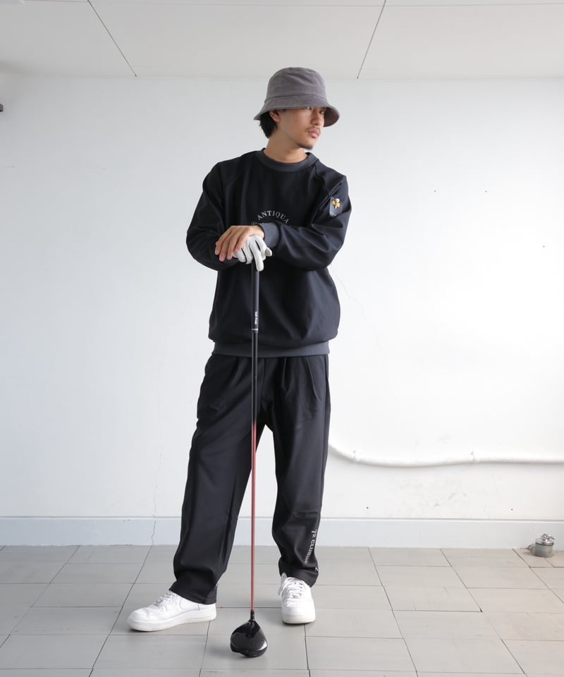 ANTIQUAGOLF×STCH】UNISEX（ユニセックス）ゴルフウェア ANTIQUAGOLF×STCH】UNISEX（ユニセックス）V-neck back log