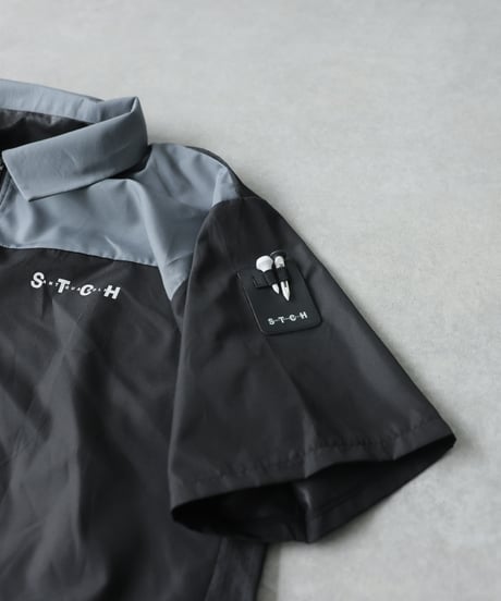 【ANTIQUA GOLF×STCH】Colored Tech Tops-black