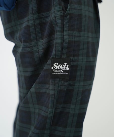 STCH ORIGINAL 【COOL DOTS series Blackwatch pants-green】