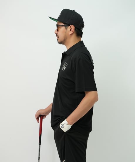 STCH ORIGINAL【STCH LOGO POLO-black】