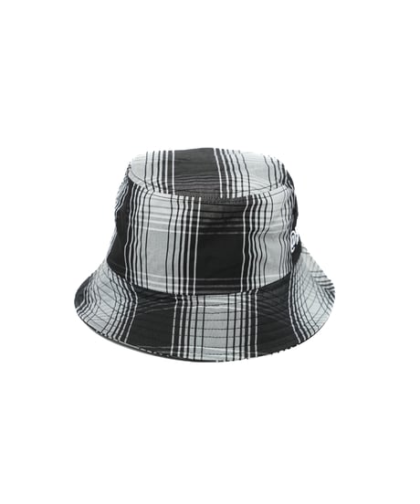 【ANTIQUAGOLF×STCH】UNISEX(ユニセックス) check bucket hat-black