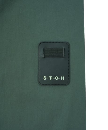 【ANTIQUAGOLF×STCH】v-neck logo tops-green