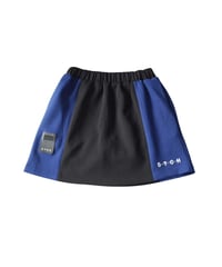 【ANTIQUA GOLF×STCH】LADIES（レディース）Colorblock Half Skirt-black