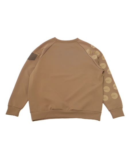 【ANTIQUAGOLF×STCH】UNISEX（ユニセックス）dot design tops-camel