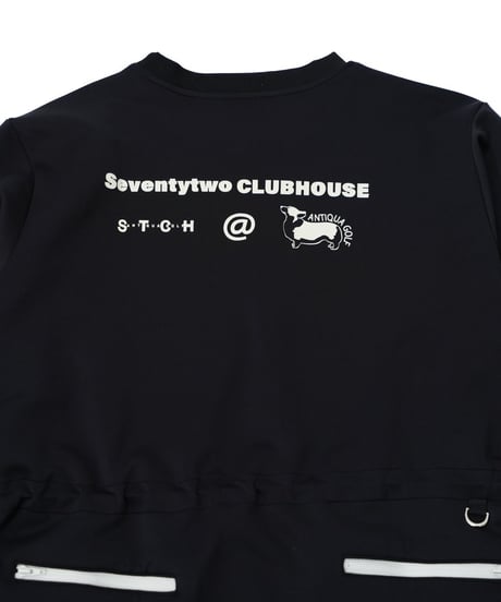 【ANTIQUAGOLF×STCH】LADIES drost onepiece-black
