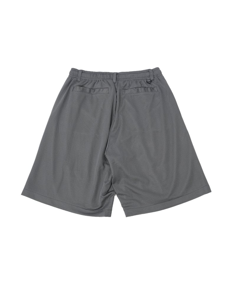 新品★STCH (XL) fabric サークルロゴパンツ gray×navy NJ/CLUB ( エヌジェークラブ ) ｣ HOMESTOCK ストライプ パンツ