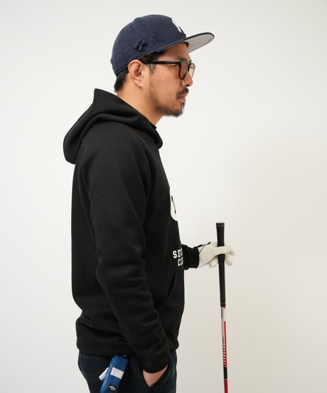 STCH  UNISEX（ユニセックス）【Clover logo hoodie-Black】