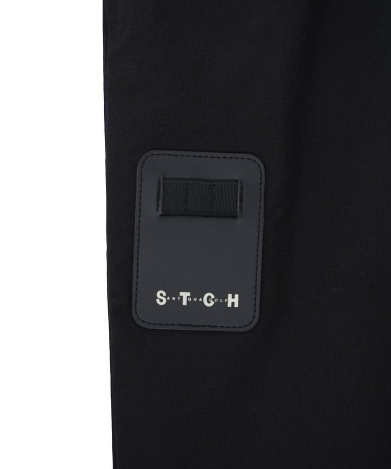 ANTIQUAGOLF×STCH】)zip pocket logo-black ANTIQUAGOLF×STCH】Color block pants-black | 【公式